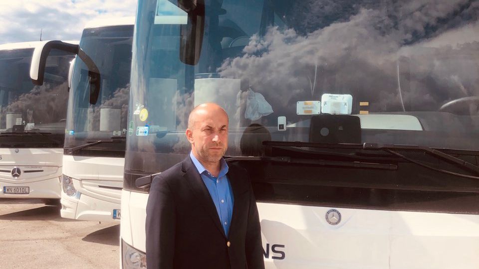 Rafał Jańczuk, prezes RafTransu i Polskiego Stowarzyszenia Przewoźników Autokarowych.