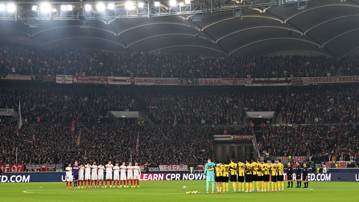 Getty Images / Christian Kaspar-Bartke - UEFA / Minuta ciszy przed meczem Stuttgartu z Young Boys