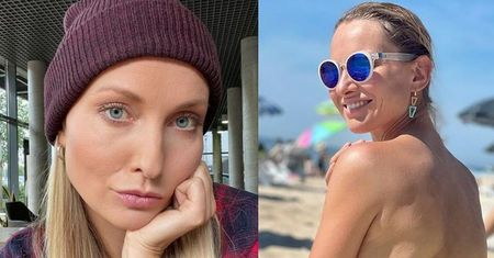 Joanna Moro topless filozofuje na plaży: "Często mężczyźni mają NIECO WIĘKSZE PIERSI"...