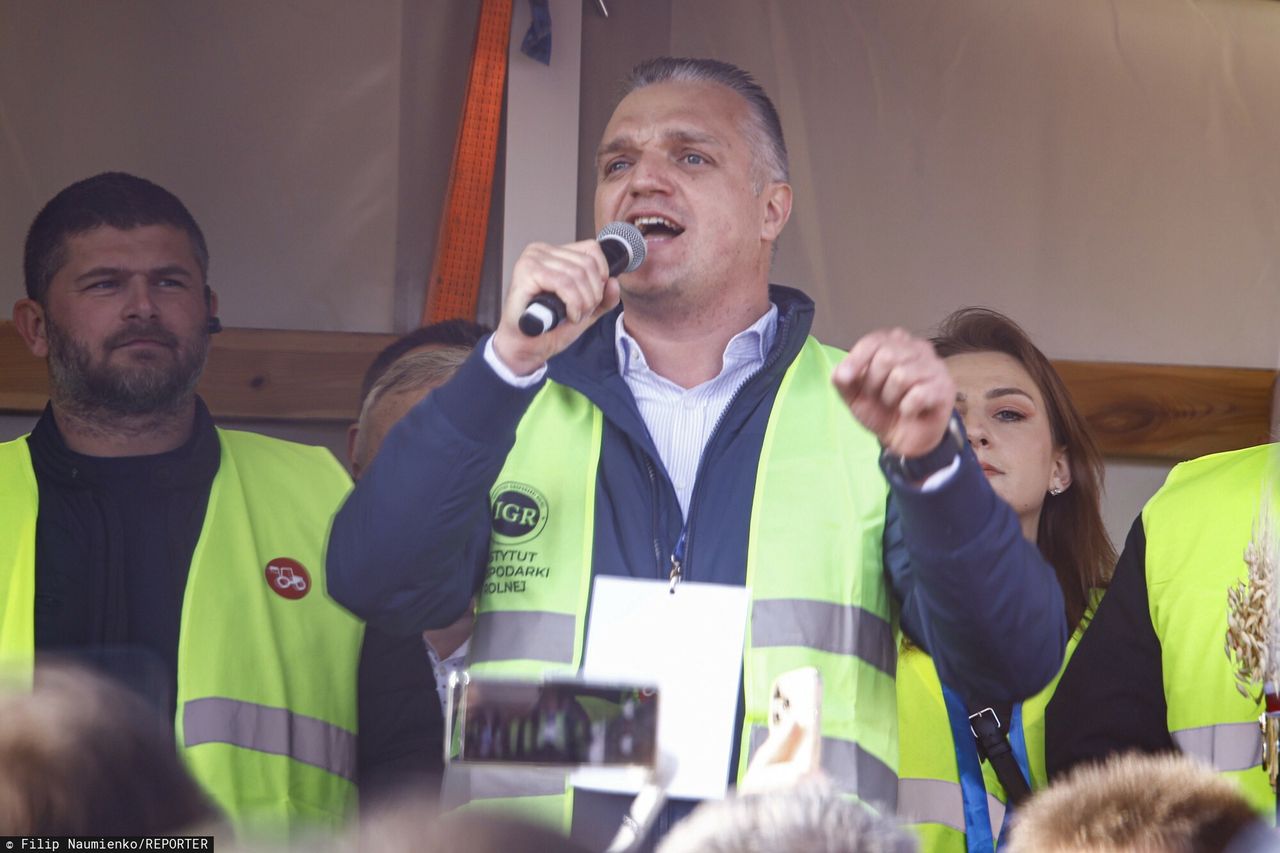 Milioner na czele protestu rolników. Jest blisko związany z ojcem Rydzykiem