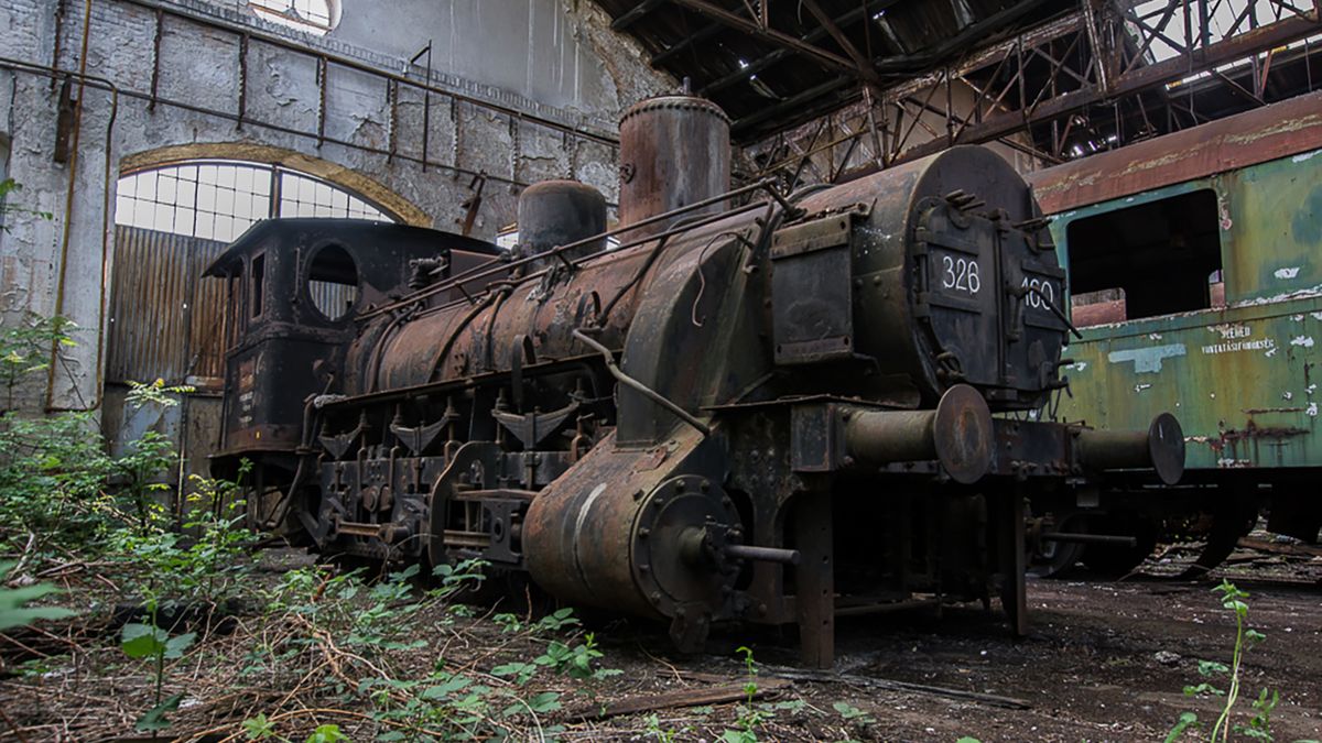 Cmentarzysko pociągów z II wojny światowej na Węgrzech. Był tam nasz czytelnik 1
