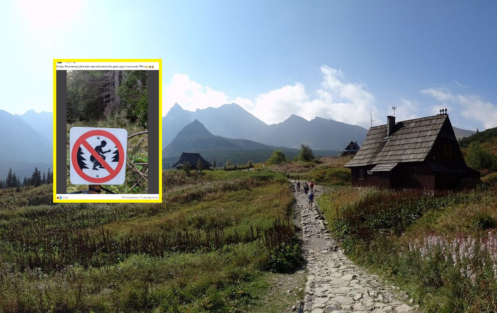Nowe znaki w Tatrach. To nie jest żart. Przyjrzyjcie się uważnie