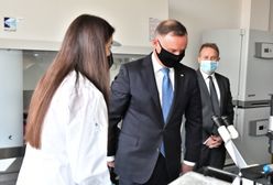 Andrzej Duda o badaniach nad polskim lekiem na koronawirusa