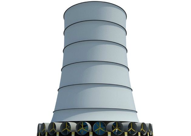 Solar Wind Energy Tower
