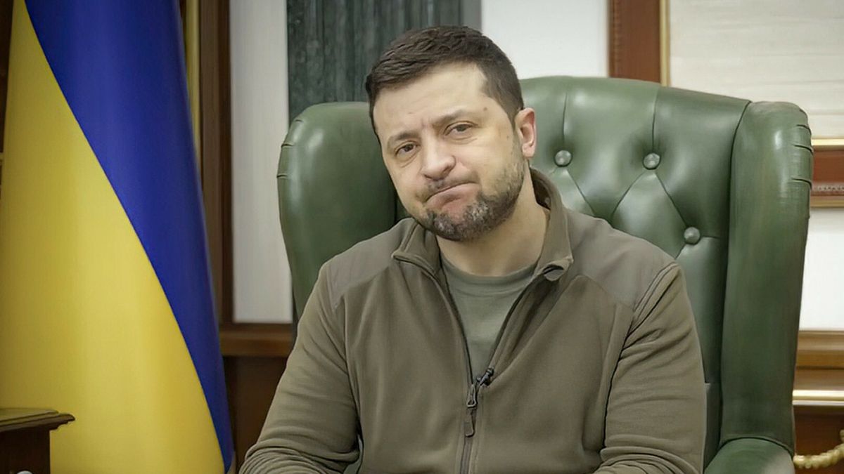 Wołodymyr Zełenski, prezydent Ukrainy 