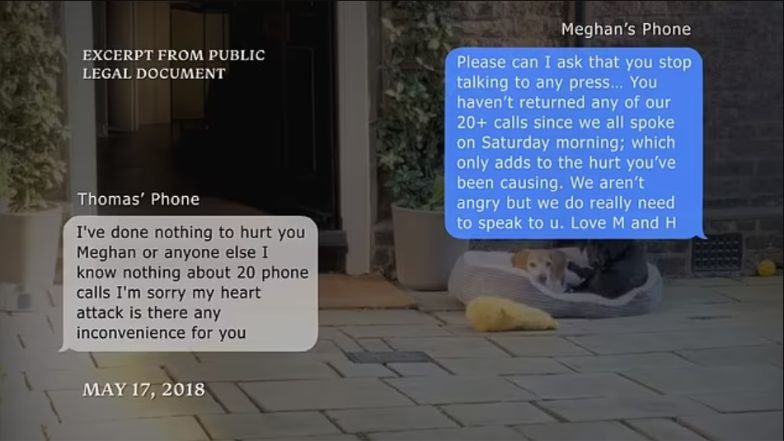 Meghan Markle pokazała wiadomości od ojca w dokumencie Netflixa