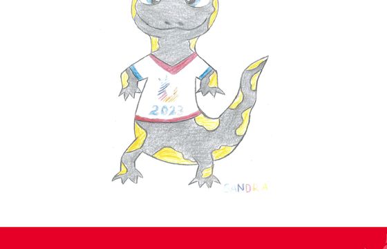 Salamandra Sandra i Smok Krakusek maskotkami Igrzysk Europejskich