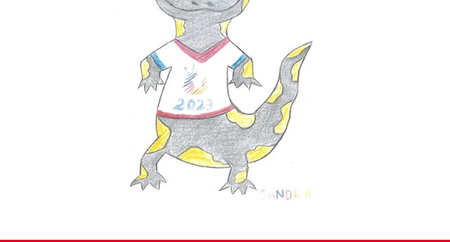 Salamandra Sandra i Smok Krakusek maskotkami Igrzysk Europejskich