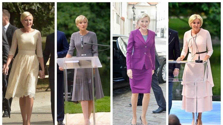 Agata Korhauser-Duda nosi kolory, które odejmują lat - zdjęcia. Oto styl dla pań po 50-tce 