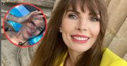 Agnieszka Dygant wypoczywa na wakacjach pod palmami. Cała w skowronkach pozuje w bikini