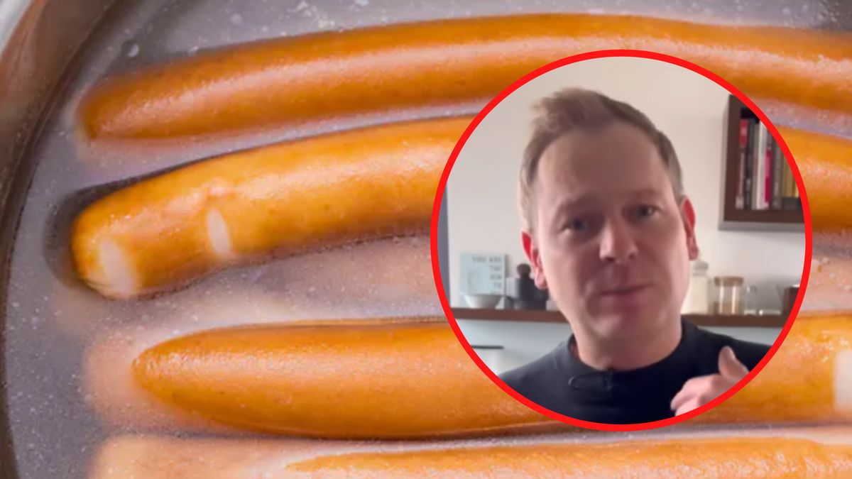 Kucharz tłumaczy, jak gotować parówki