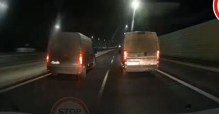 Awantura na drodze S5. Dostawczaki blokują transport autobusów