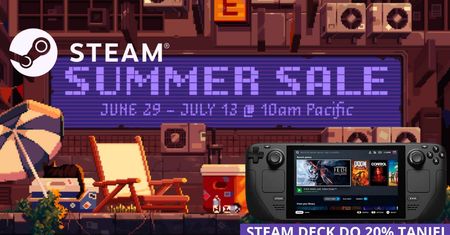 Wystartowała letnia wyprzedaż na Steam – tysiące gier i Steam Deck taniej!