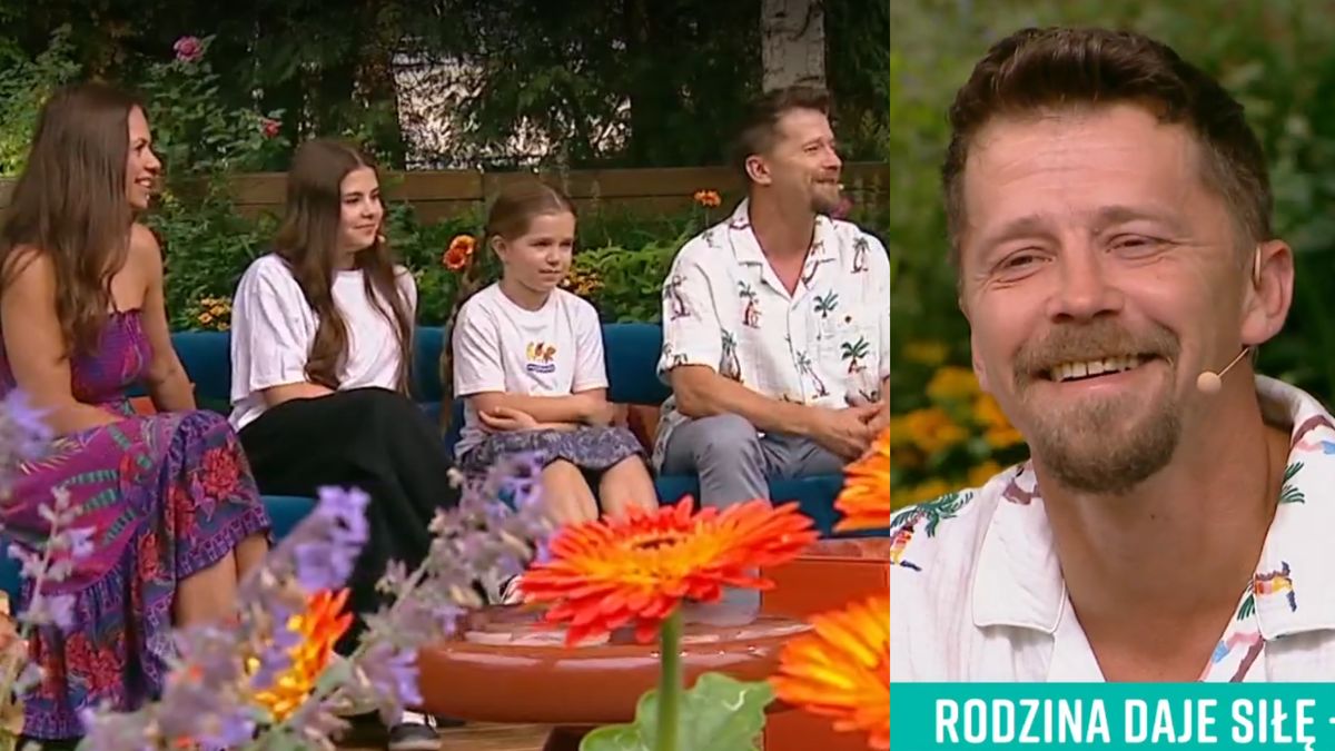 Bartosz Obuchowicz zabrał żonę i młodsze córki do "Pytania na Śniadanie". O życiu z samymi kobietami mówi: "NIE JEST ŁATWO"