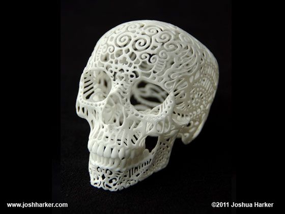 Zakręcone czaszki prosto z drukarki 3D 4