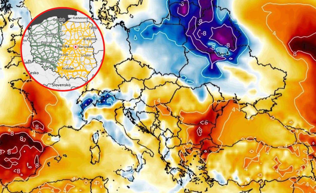 Pogoda. Prognoza zagrożeń drogowych IMGW wskazuje, że w środę trudne warunki jazdy czekają kierowców w południowej Polsce