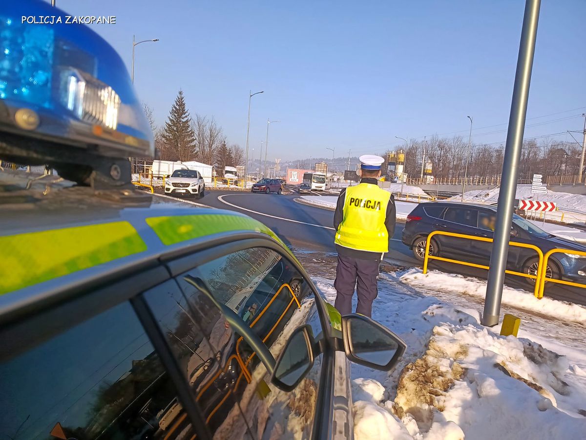 Policyjny pościg w Poroninie