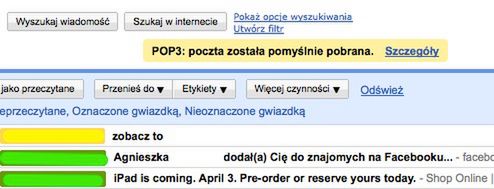 Jak ręcznie pobierać wiadomości z kont dodanych w Gmail?