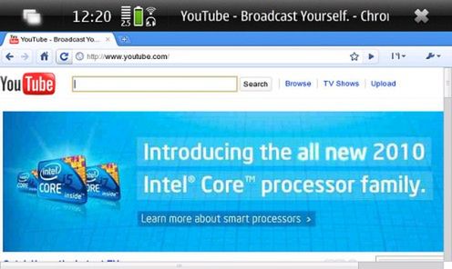 Google Chrome dla Nokii N900! [wideo]