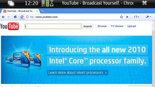 Google Chrome dla Nokii N900! [wideo] 1