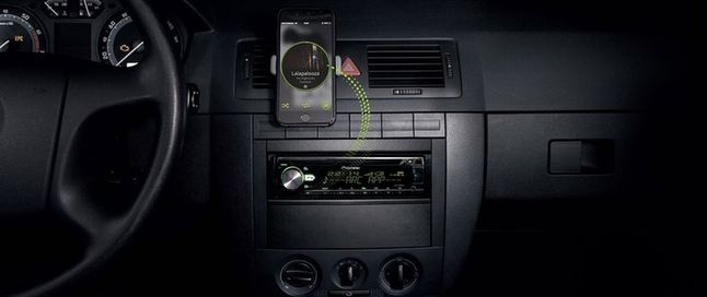 Radio samochodowe marki Pioneer można synchronizować z urządzeniami przenośnymi