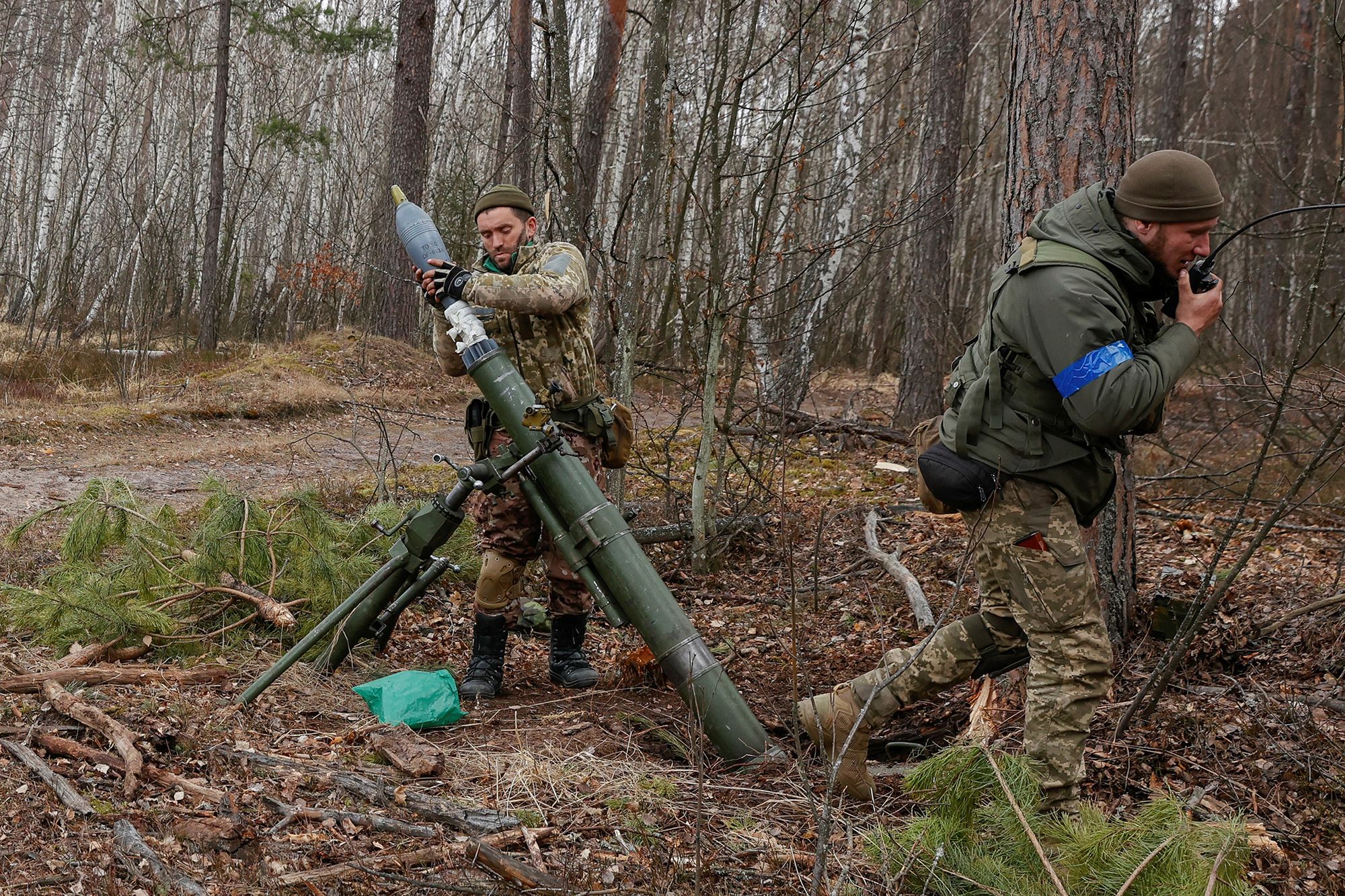 Wojna w Ukrainie. Na froncie w okolicach Kijowa było gorąco, lecz sytuacja się uspakaja 4