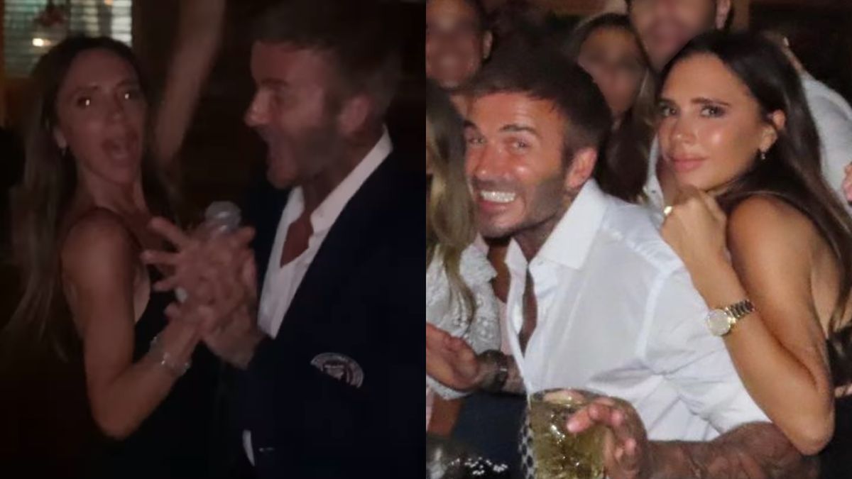 Messi zadebiutował w drużynie Davida Beckhama. Tak on i Victoria świętowali z przyjaciółmi