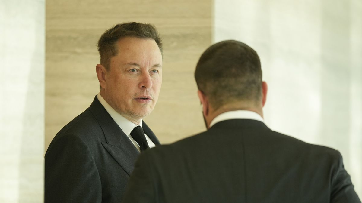 AUSTIN, TEXAS - AUGUST 3: Elon Musk arrives for a hearing at the Travis County Civil and Family Courts Facility Friday August 2, 2024. (Jay Janner/The Austin American-Statesman via Getty Images)