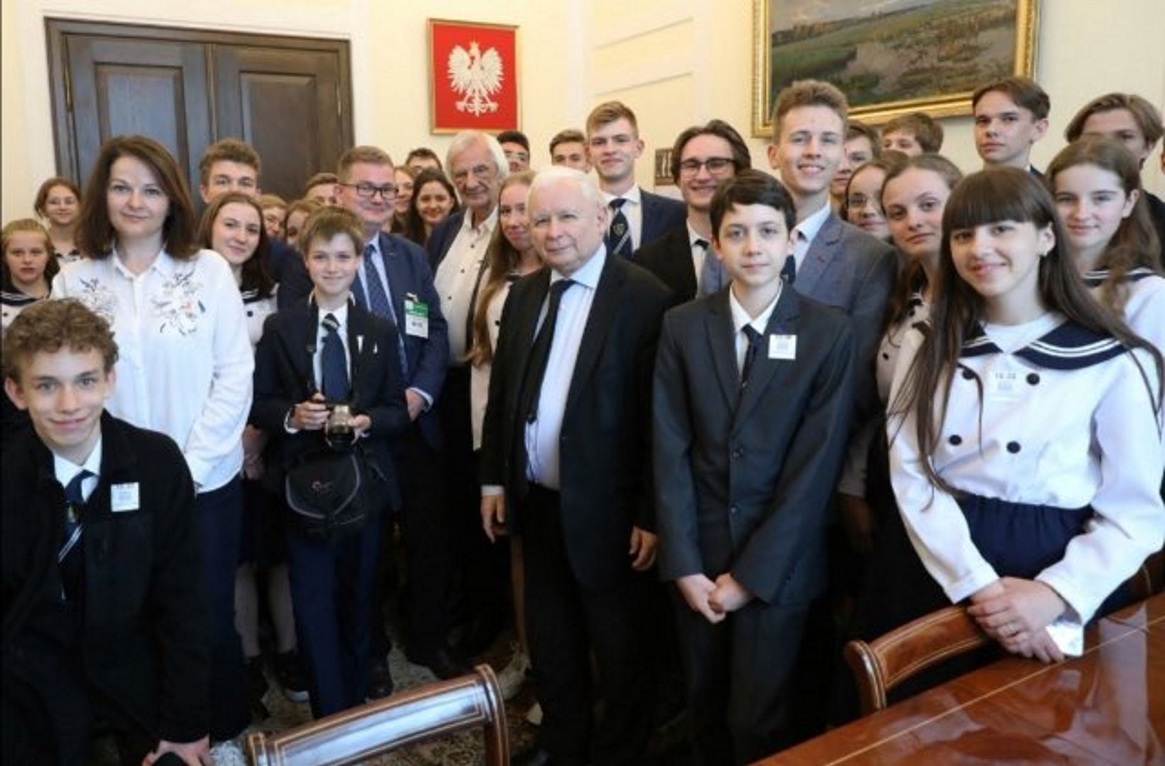 Kaczyński spotkał się z uczniami. "Naprawdę nie wie pan co mówi"