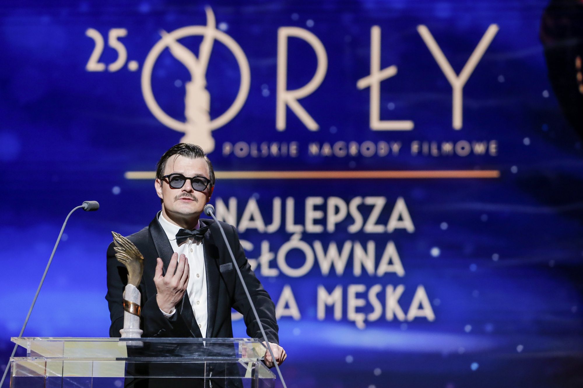 Emocjonalna przemowa Dawida Ogrodnika podczas rozdania Orłów