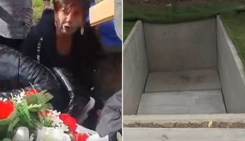 Pukanie spod ziemi. Policja otworzyła grób na Słowacji