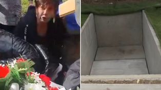 Pukanie spod ziemi. Policja otworzyła grób na Słowacji