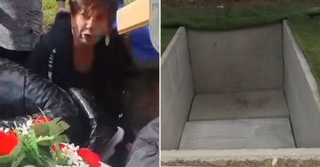 Pukanie spod ziemi. Policja otworzyła grób na Słowacji