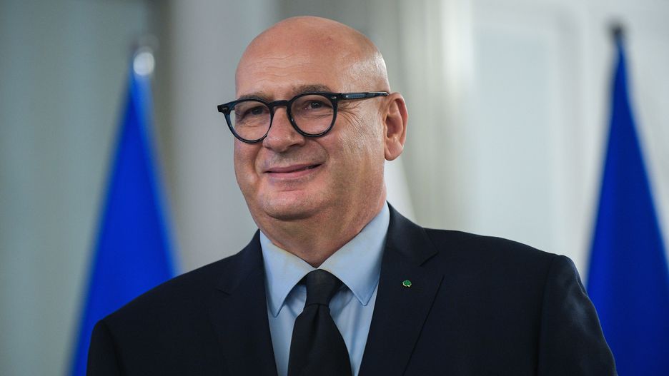 Warszawa, 26.10.2023. Poseł Trzeciej Drogi Piotr Zgorzelski podczas uroczystości wręczenia nowym posłom Sejmu X kadencji zaświadczeń o wyborze, 26 bm. w Sejmie w Warszawie. (mr) PAP/Marcin Obara