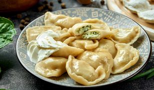 Pierogi ze szpinakiem