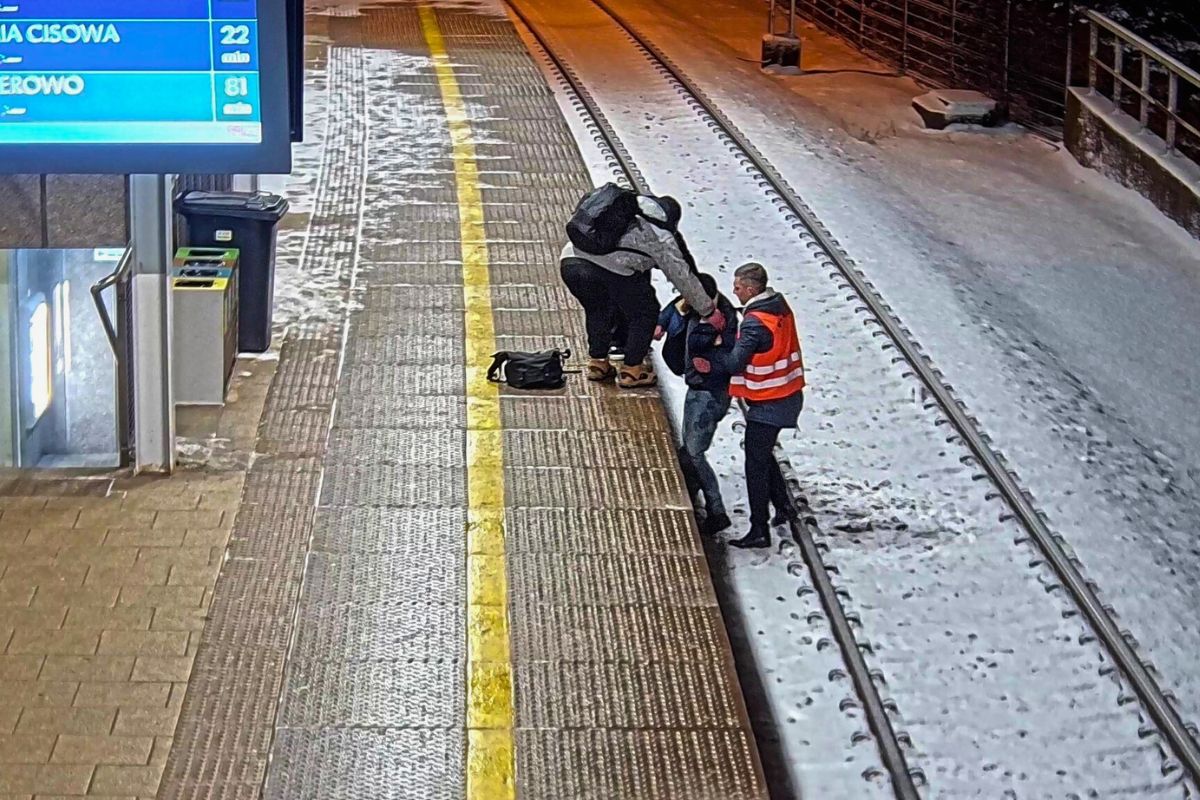 Co bohaterowie z Gdyni uratowali życie mężczyzny 