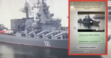 Ukraińscy hakerzy w akcji. Złożyli "życzenia" rosyjskim marynarzom
