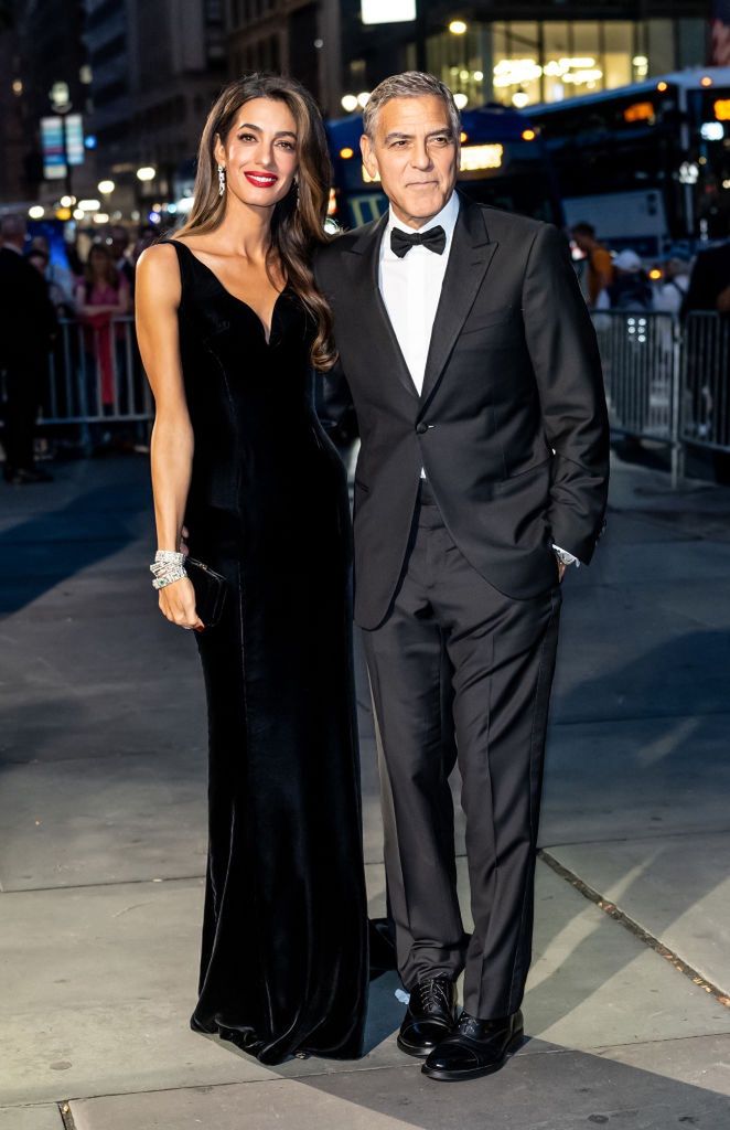 George Clooney z żoną
