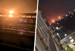 Kule ognia w Rosji. Potężne eksplozje pod Krasnodarem