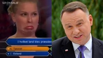 Andrzej Duda został bohaterem pytania w duńskich "Milionerach"! Uczestniczka nie znała odpowiedzi...