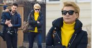 Obrażona Kożuchowska na spacerze z mężem i synem (ZDJĘCIA)