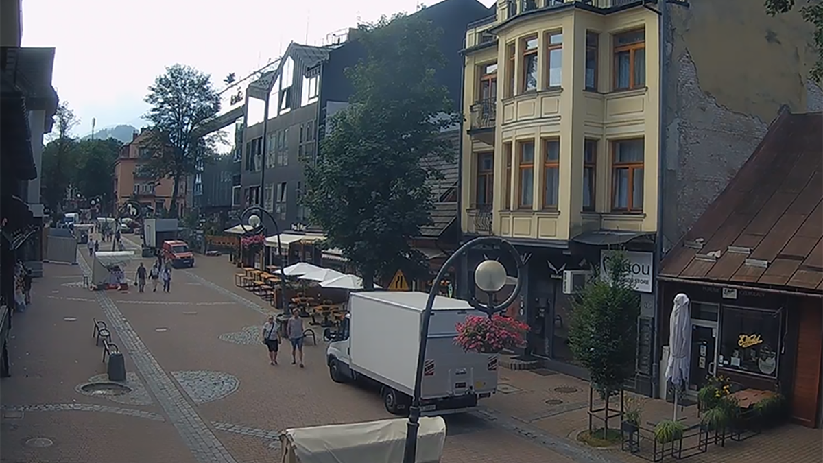 Tak wygląda widok Krupówek o poranku