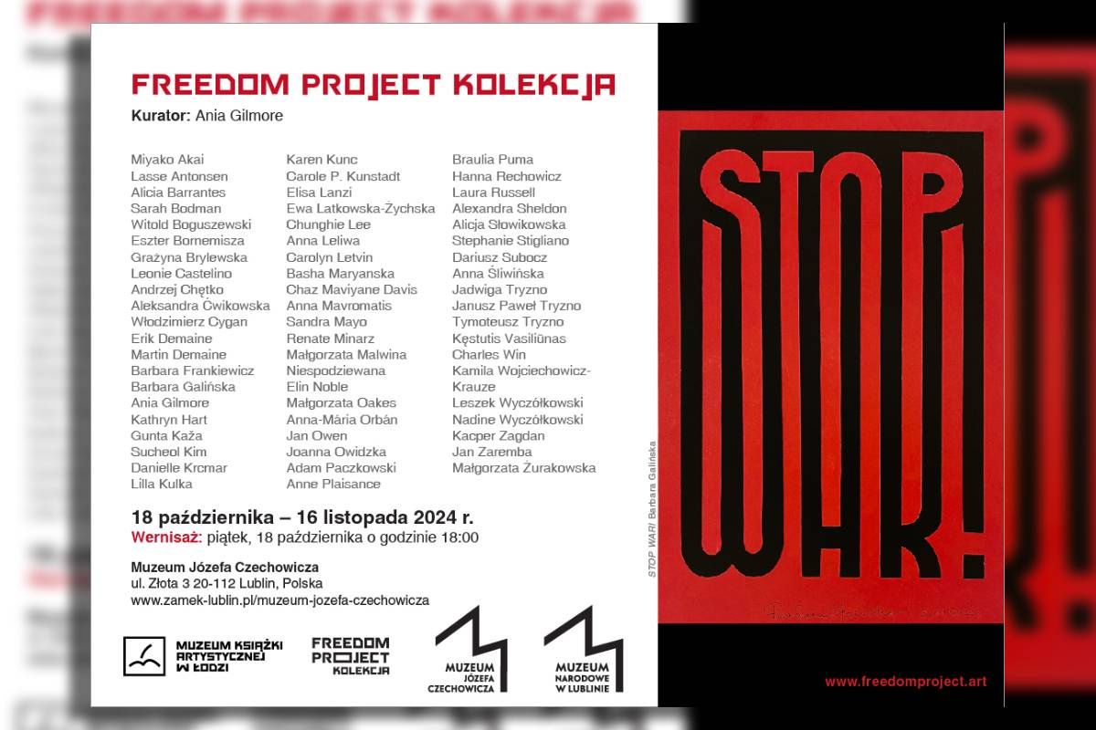 grafika FREEDOM PROJECT KOLEKCJA-Muzeum Józefa Czechowicza w Lublinie-PL