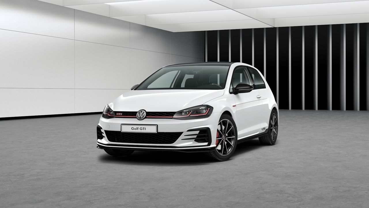 Golf GTI TCR stylistycznie nie różni się znacznie od zwykłego GTI