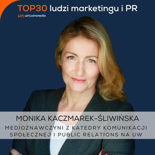 prof. UW dr hab. Monika Kaczmarek-Śliwińska.