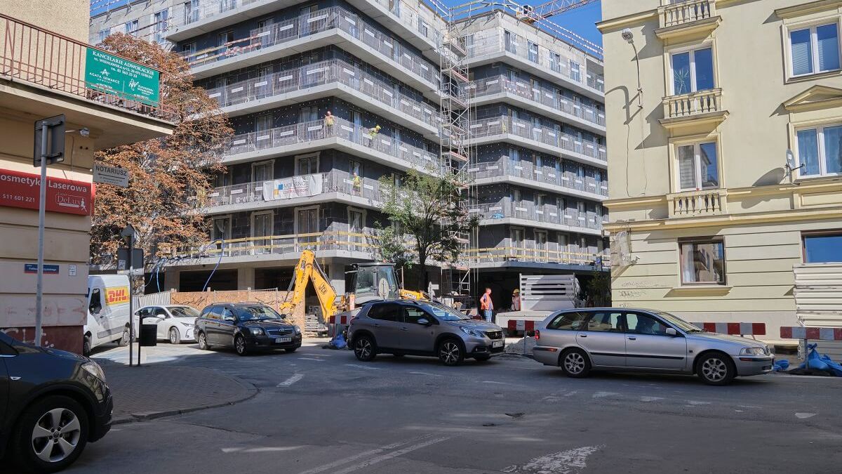 Budowa apartamentowca Rezydenta Ogród Saski w Lublinie