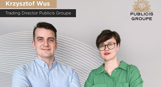 Katarzyna Cycoń-Kościówko i Krzysztof Wus w Publicis Groupe