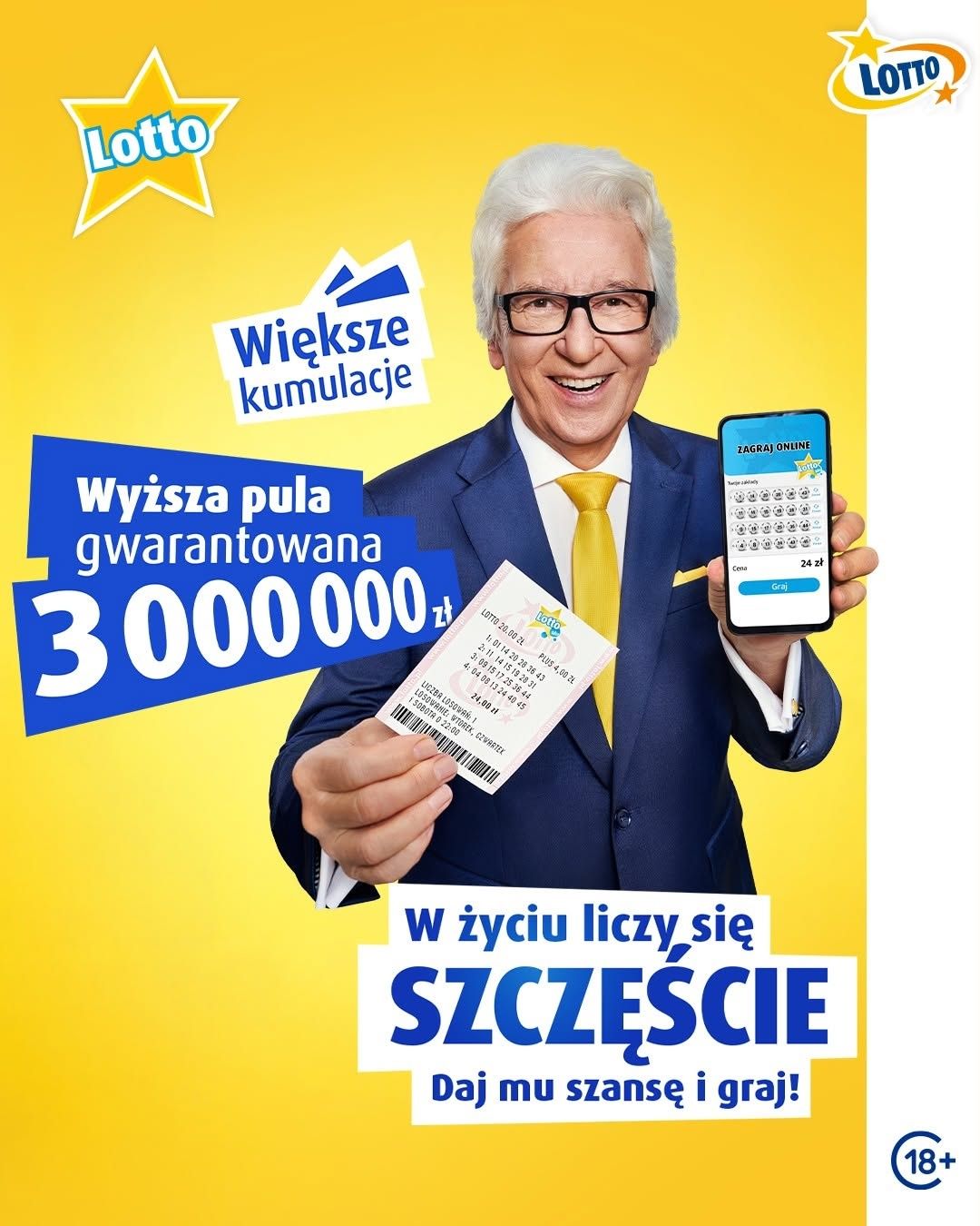 Ryszard Rembiszewski w reklamie Loto