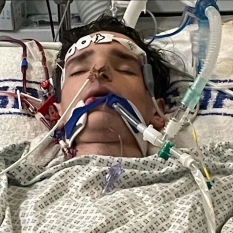 Przez powikłania grypy niemal stracił życie