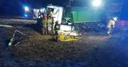 Łowcza-Kolonia: Poważny wypadek. Zderzyły się dwie ciężarówki